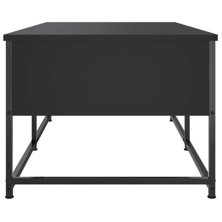 sofabord 100x51x40 cm konstrueret træ sort