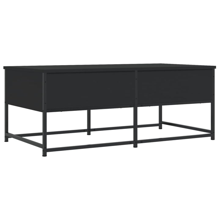 sofabord 100x51x40 cm konstrueret træ sort