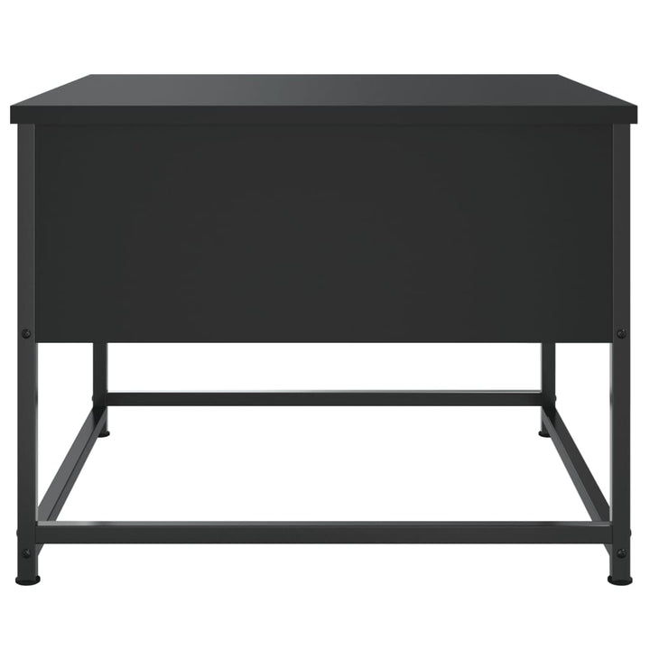 sofabord 51x51x40 cm konstrueret træ sort