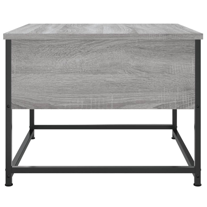 sofabord 51x51x40 cm konstrueret træ grå sonoma-eg