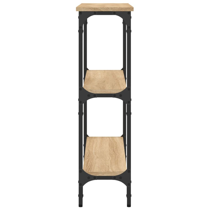 konsolbord Sonoma eg 75x22,5x75 cm konstrueret træ