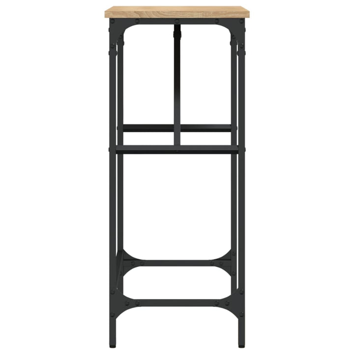 konsolbord 75x32x75 cm konstrueret træ sonoma-eg