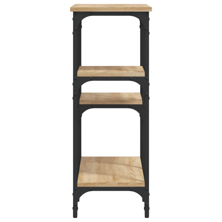 konsolbord Sonoma eg 80x29x75 cm konstrueret træ