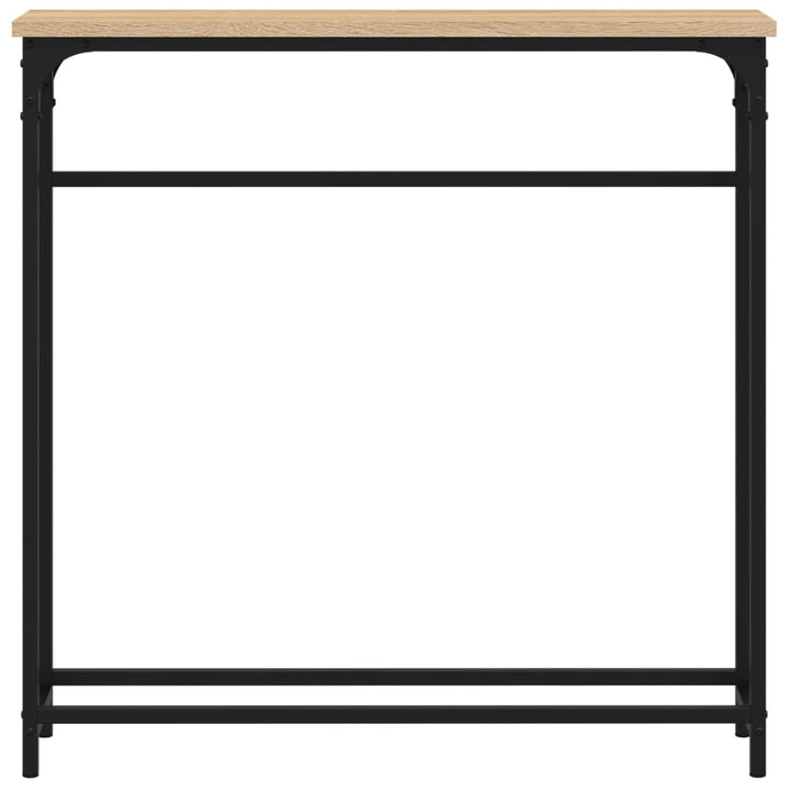 konsolbord Sonoma eg 75x19,5x75 cm konstrueret træ