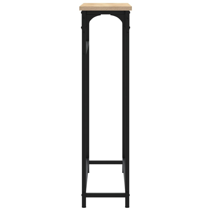 konsolbord Sonoma eg 75x19,5x75 cm konstrueret træ