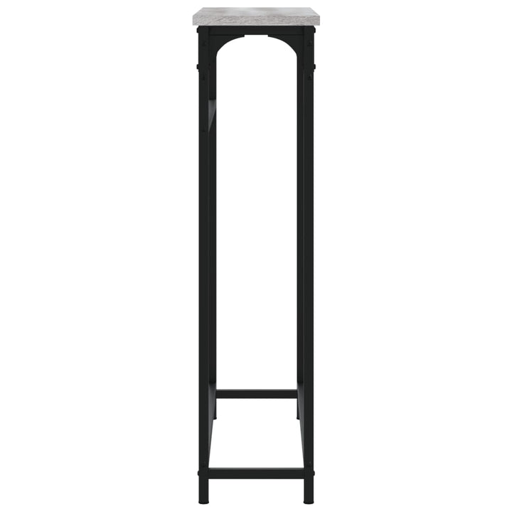 konsolbord 75x19,5x75 cm konstrueret træ grå sonoma-eg