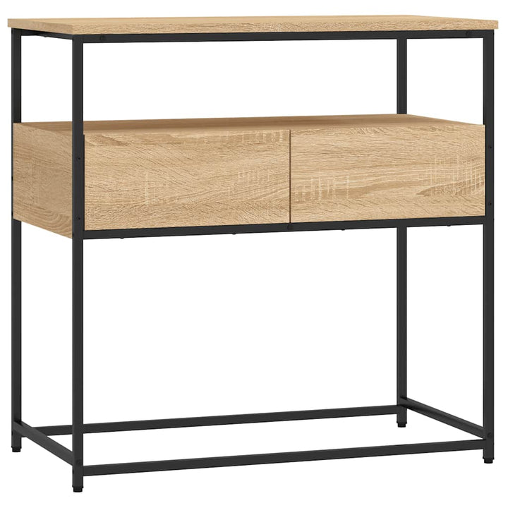 konsolbord Sonoma eg 75x40x75 cm konstrueret træ