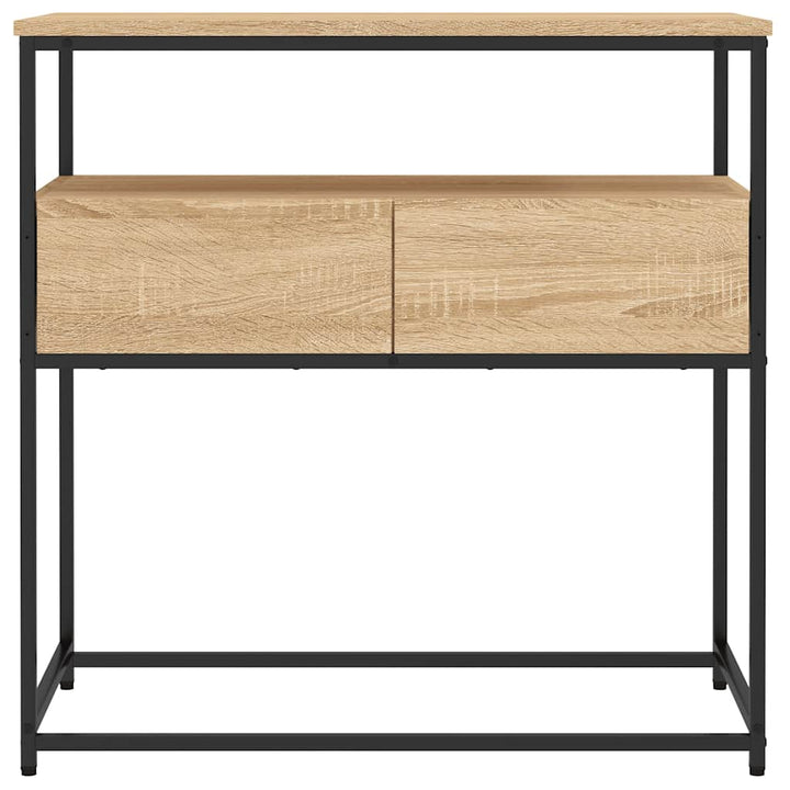 konsolbord Sonoma eg 75x40x75 cm konstrueret træ