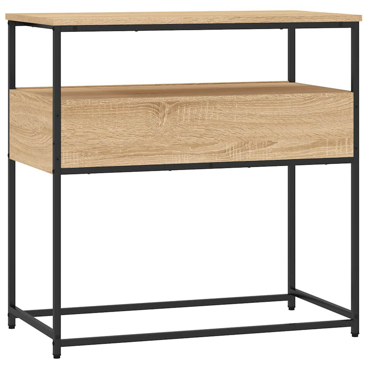 konsolbord Sonoma eg 75x40x75 cm konstrueret træ