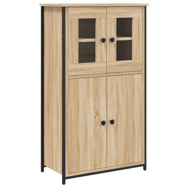 skab 62x32x106,5 cm konstrueret træ sonoma-eg