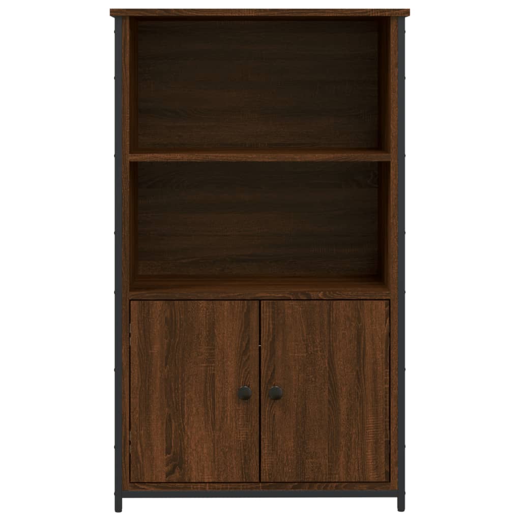 skab 62x32x103,5 cm konstrueret træ brun egetræsfarve