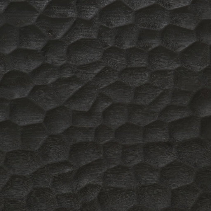 sengeborde 2 stk. 40x33x46 cm massivt mangotræ sort