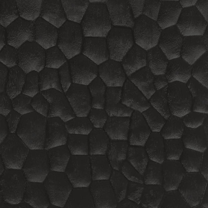 badeværelsesskab 38x33x160 cm massivt mangotræ sort