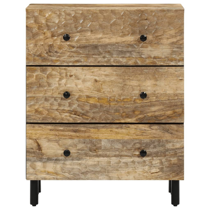 skab 60x33x75 cm massivt mangotræ