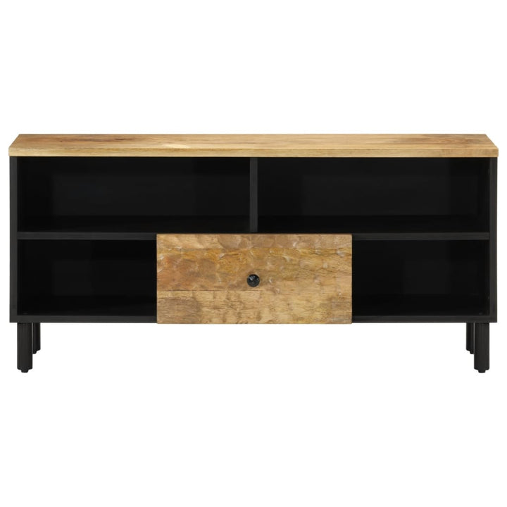 tv-bord 100x33x46 cm massivt mangotræ