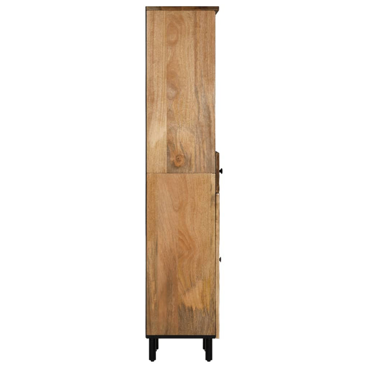badeværelsesskab 38x33x160 cm massivt mangotræ