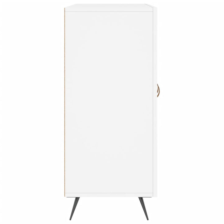 skab 90x34x80 cm konstrueret træ hvid