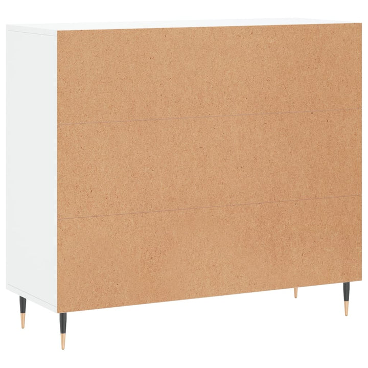 skab 90x34x80 cm konstrueret træ hvid