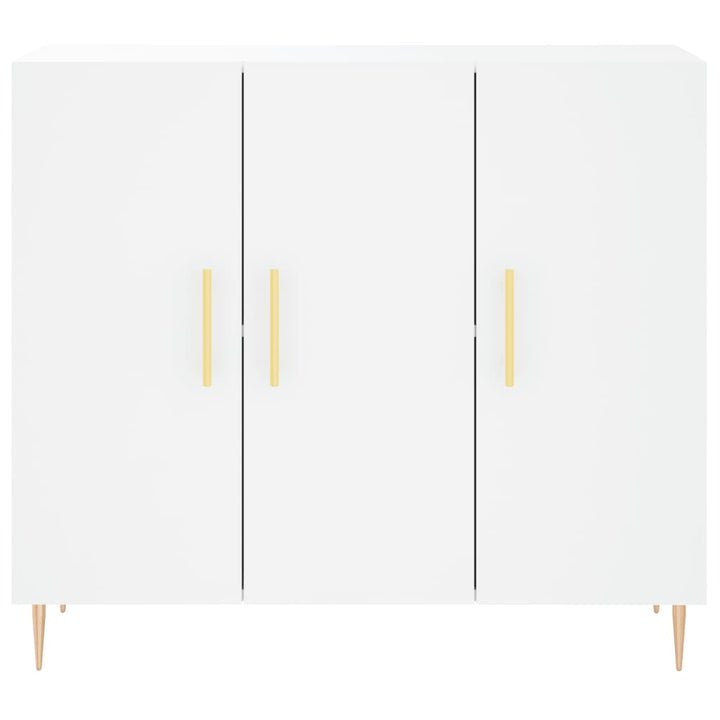skab 90x34x80 cm konstrueret træ hvid