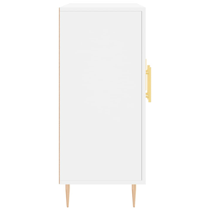 skab 90x34x80 cm konstrueret træ hvid