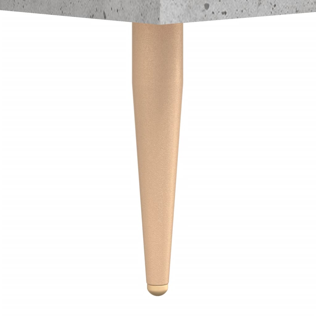 skab 90x34x80 cm konstrueret træ betongrå