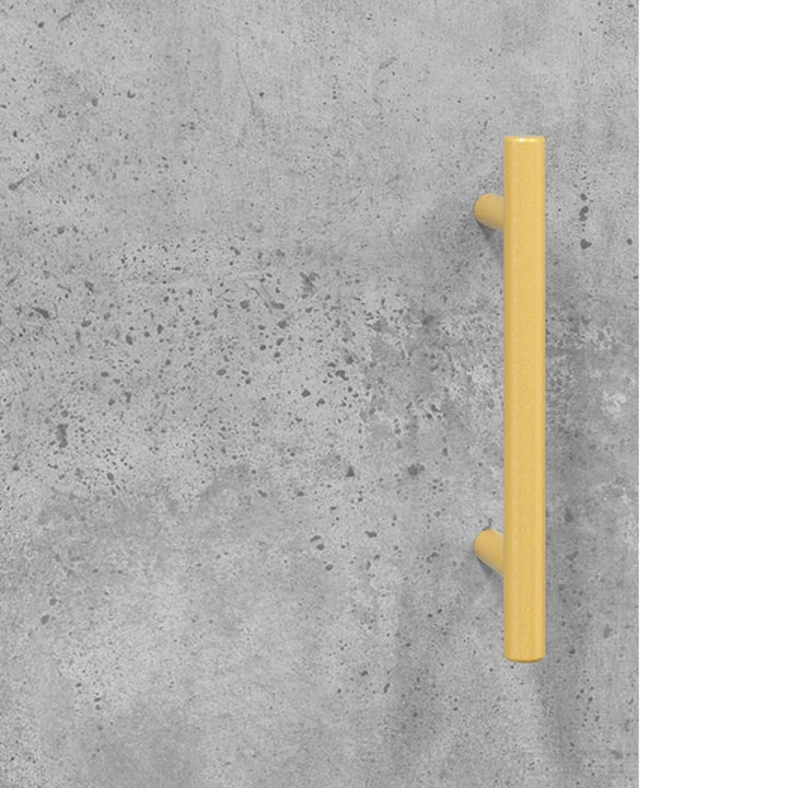 skab 90x34x80 cm konstrueret træ betongrå