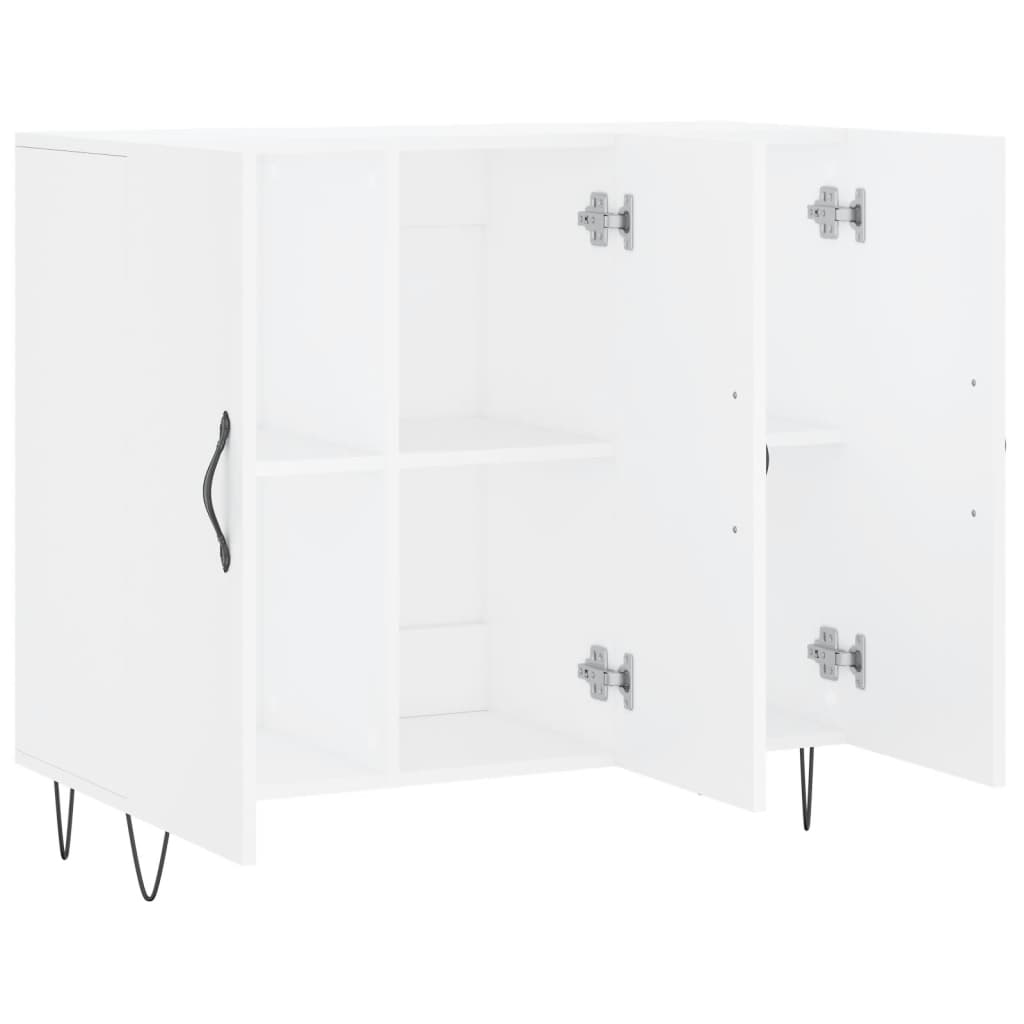 skab 90x34x80 cm konstrueret træ hvid