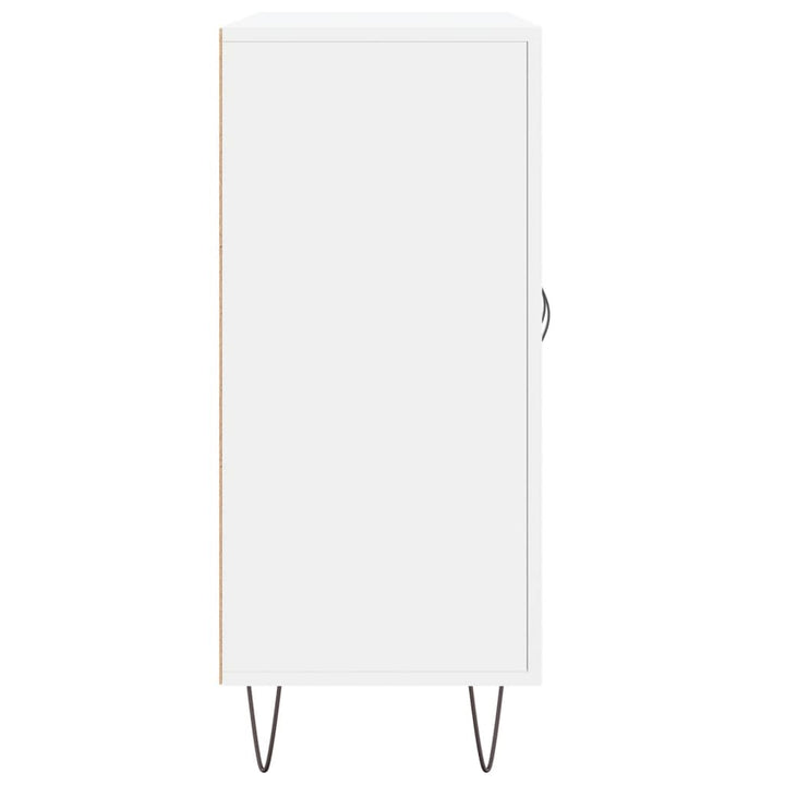 skab 90x34x80 cm konstrueret træ hvid