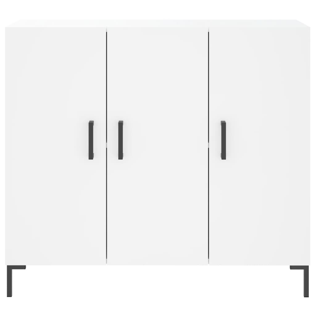 skab 90x34x80 cm konstrueret træ hvid
