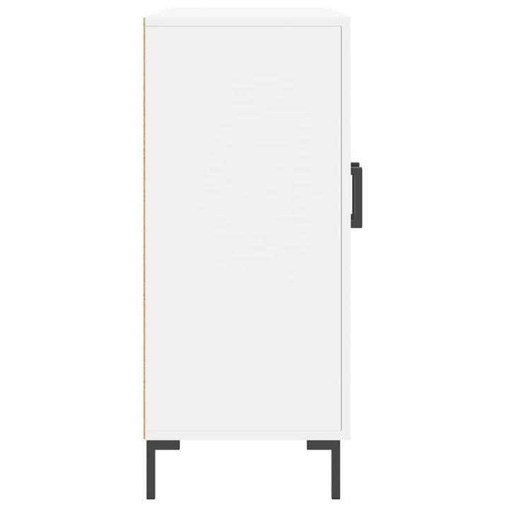 skab 90x34x80 cm konstrueret træ hvid