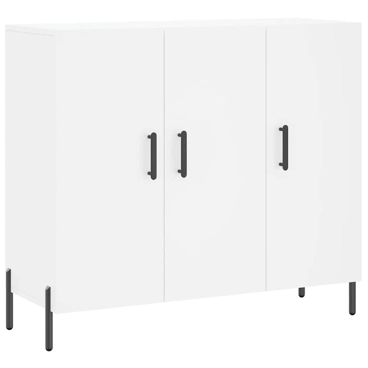 skab 90x34x80 cm konstrueret træ hvid
