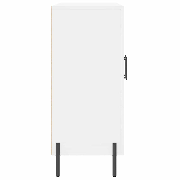 skab 90x34x80 cm konstrueret træ hvid