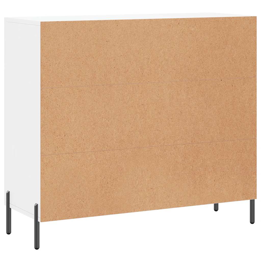 skab 90x34x80 cm konstrueret træ hvid