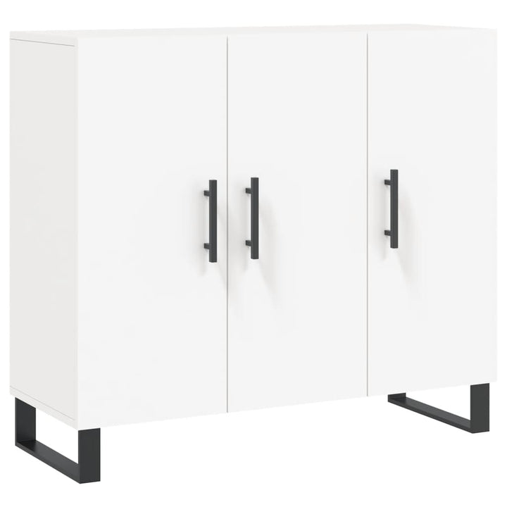 skab 90x34x80 cm konstrueret træ hvid