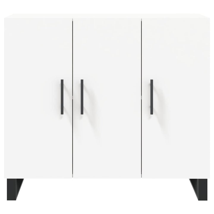 skab 90x34x80 cm konstrueret træ hvid