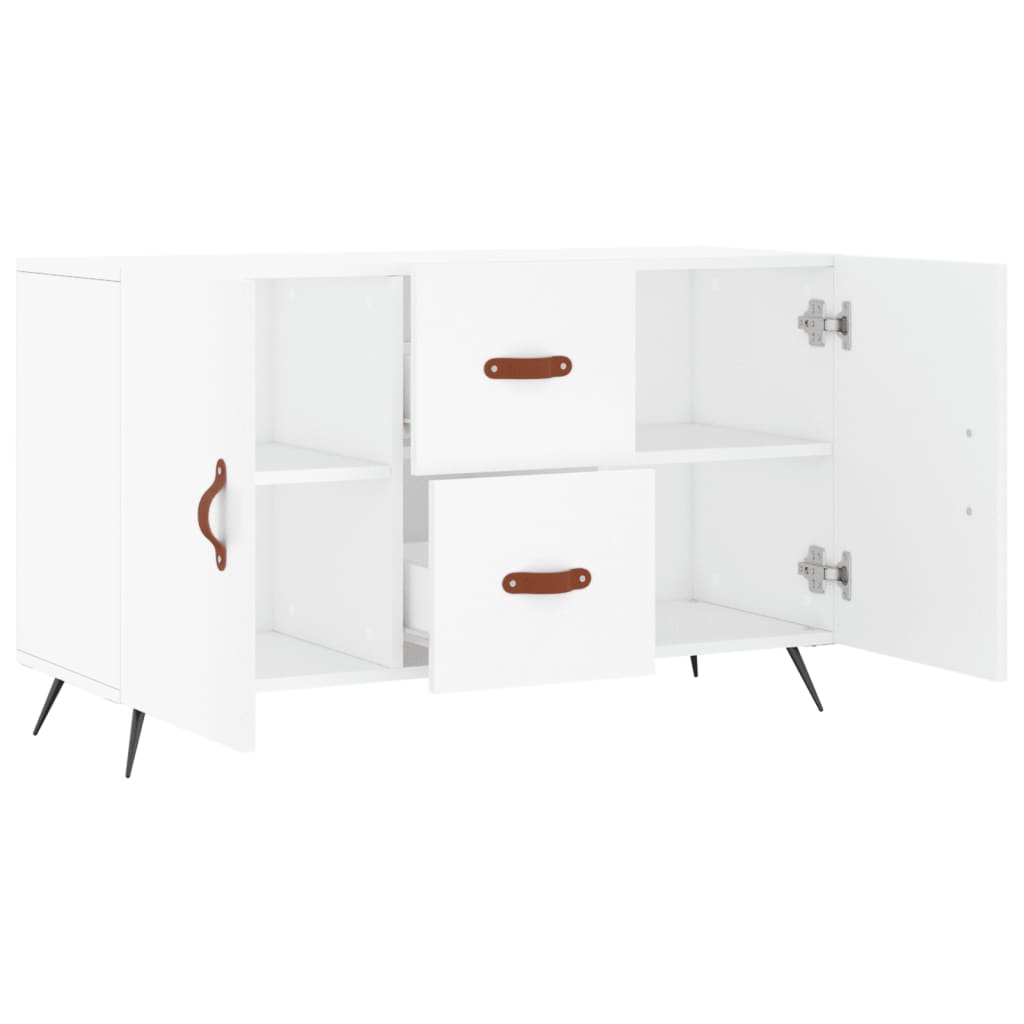 skænk 100x36x60 cm konstrueret træ hvid
