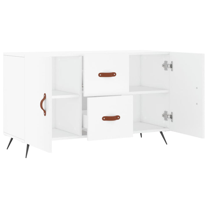 skænk 100x36x60 cm konstrueret træ hvid