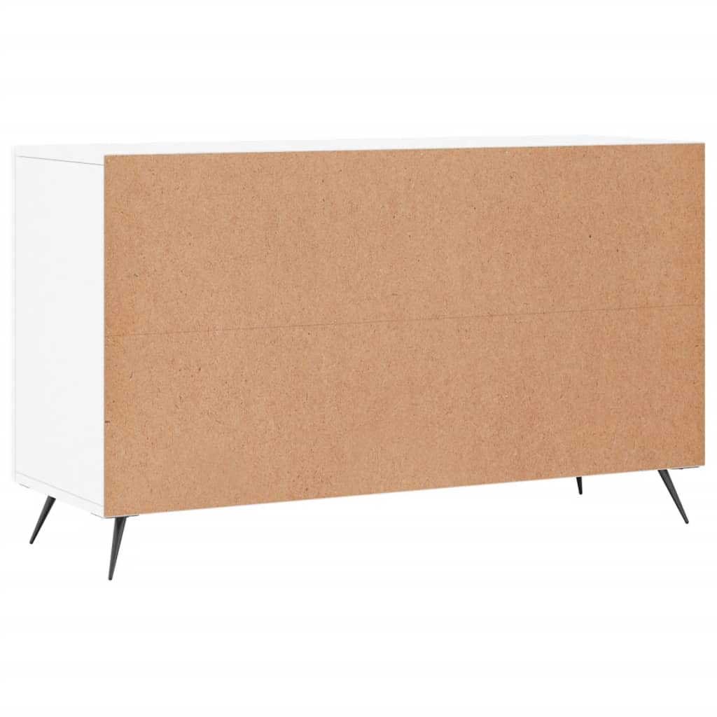 skænk 100x36x60 cm konstrueret træ hvid