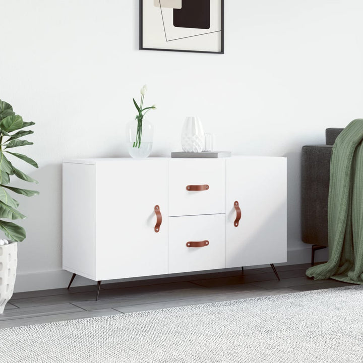 skænk 100x36x60 cm konstrueret træ hvid