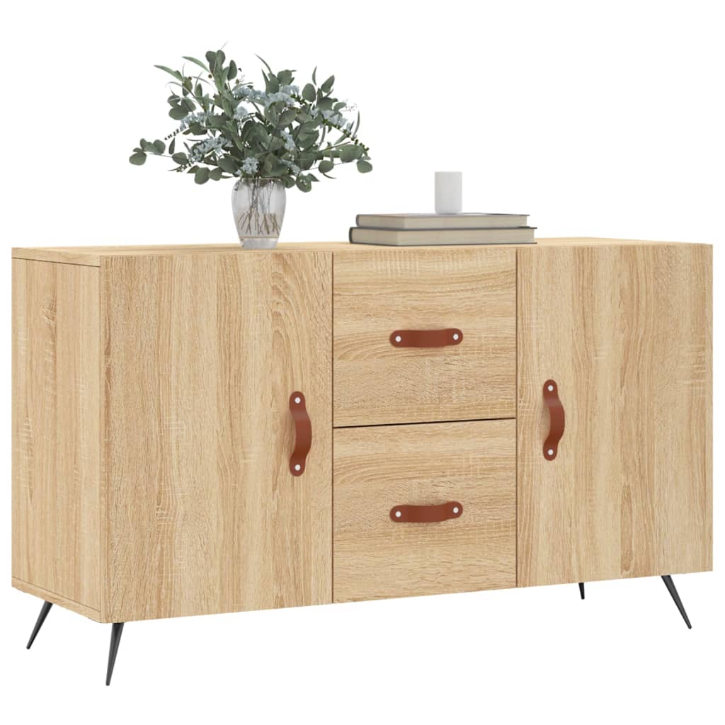 skænk 100x36x60 cm konstrueret træ sonoma-eg
