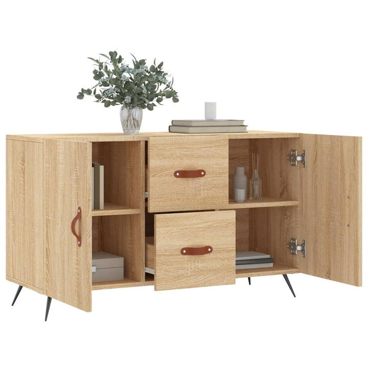 skænk 100x36x60 cm konstrueret træ sonoma-eg