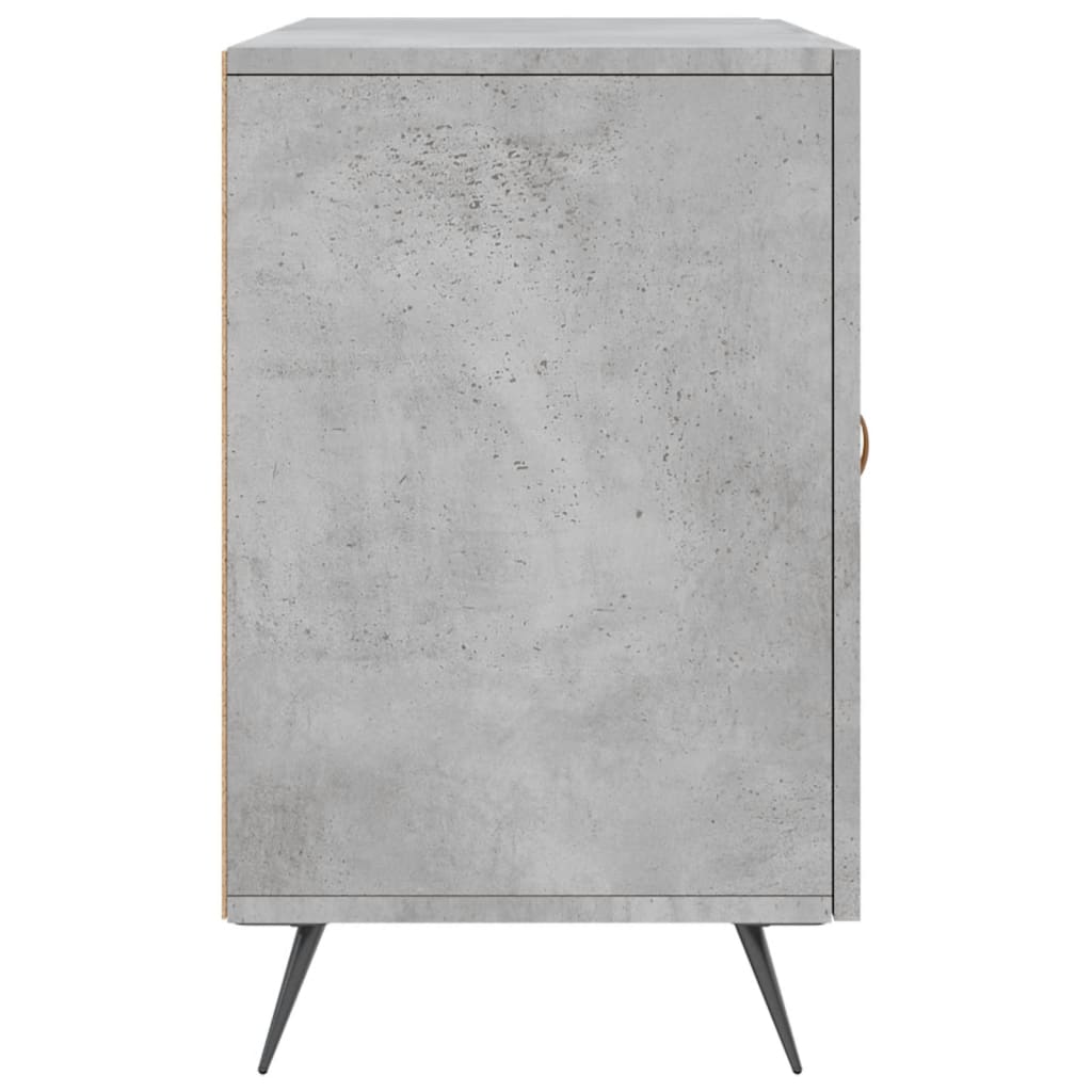 skænk 100x36x60 cm konstrueret træ betongrå