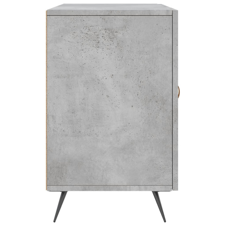 skænk 100x36x60 cm konstrueret træ betongrå