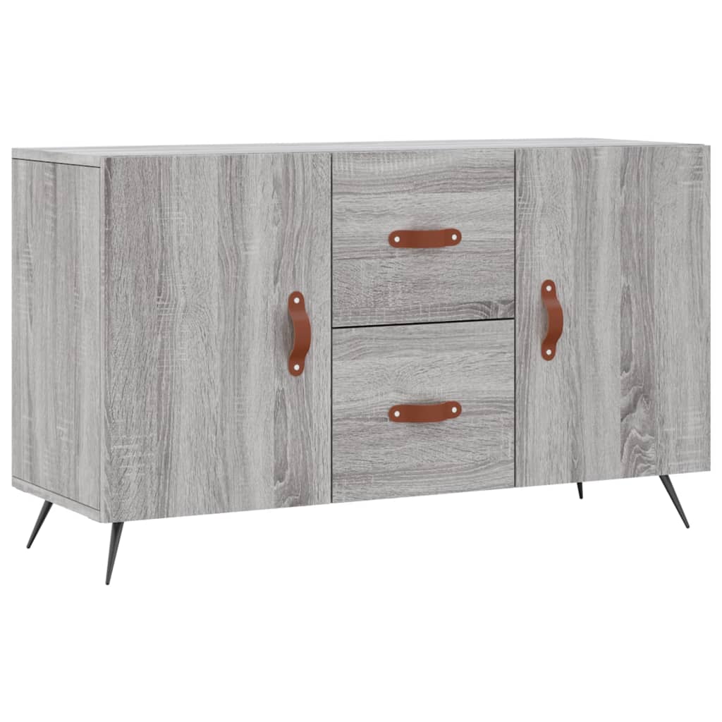 skænk 100x36x60 cm konstrueret træ grå sonoma-eg