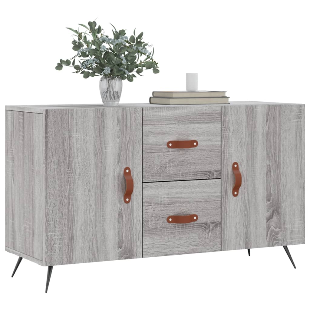 skænk 100x36x60 cm konstrueret træ grå sonoma-eg