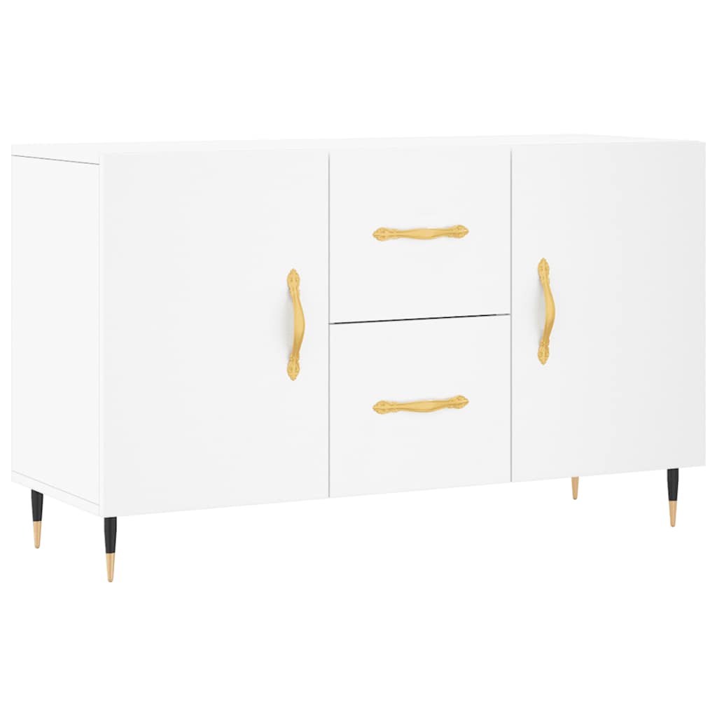 skænk 100x36x60 cm konstrueret træ hvid
