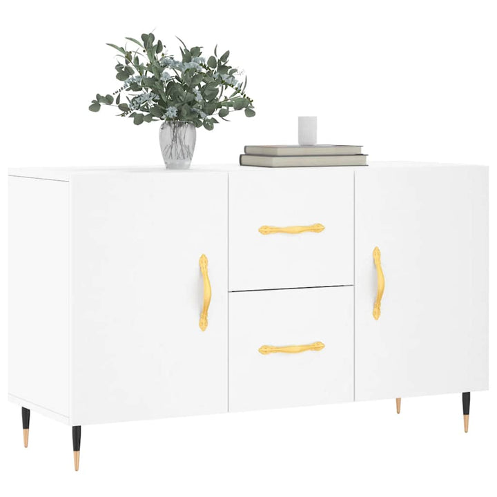 skænk 100x36x60 cm konstrueret træ hvid