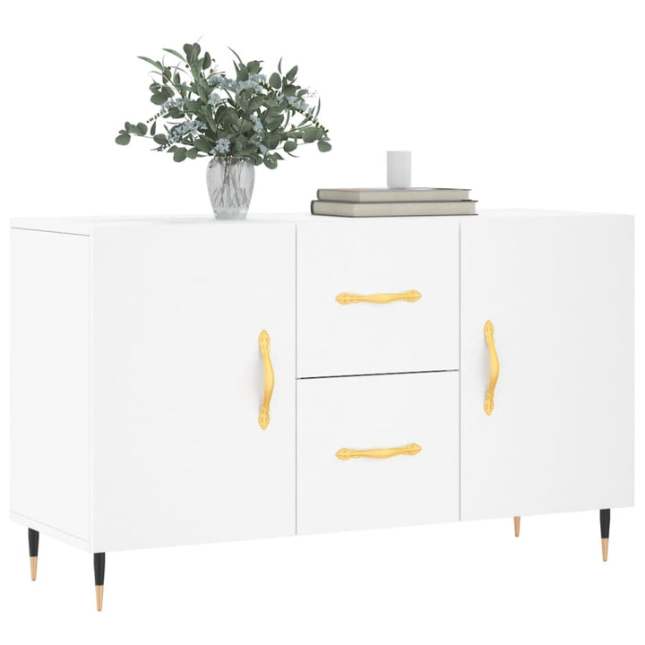 skænk 100x36x60 cm konstrueret træ hvid