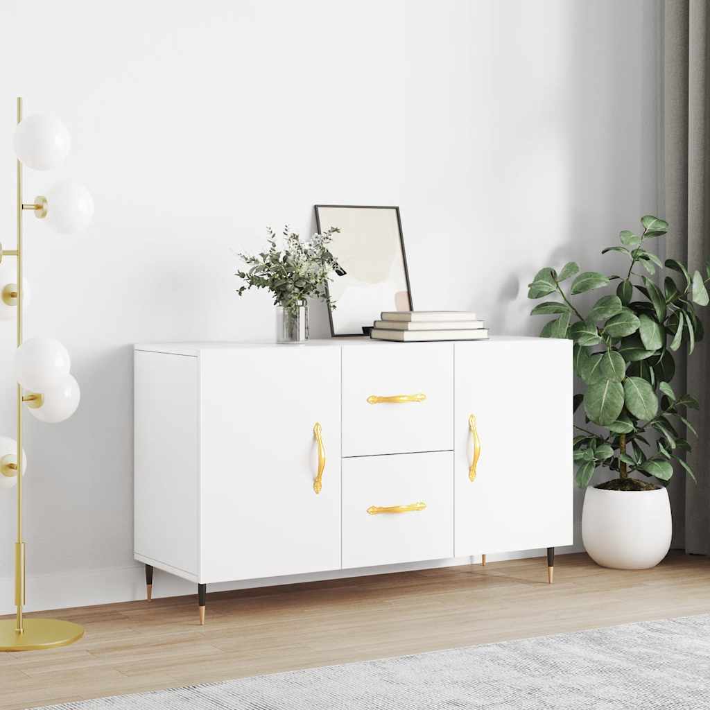 skænk 100x36x60 cm konstrueret træ hvid