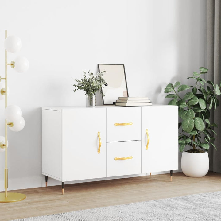 skænk 100x36x60 cm konstrueret træ hvid